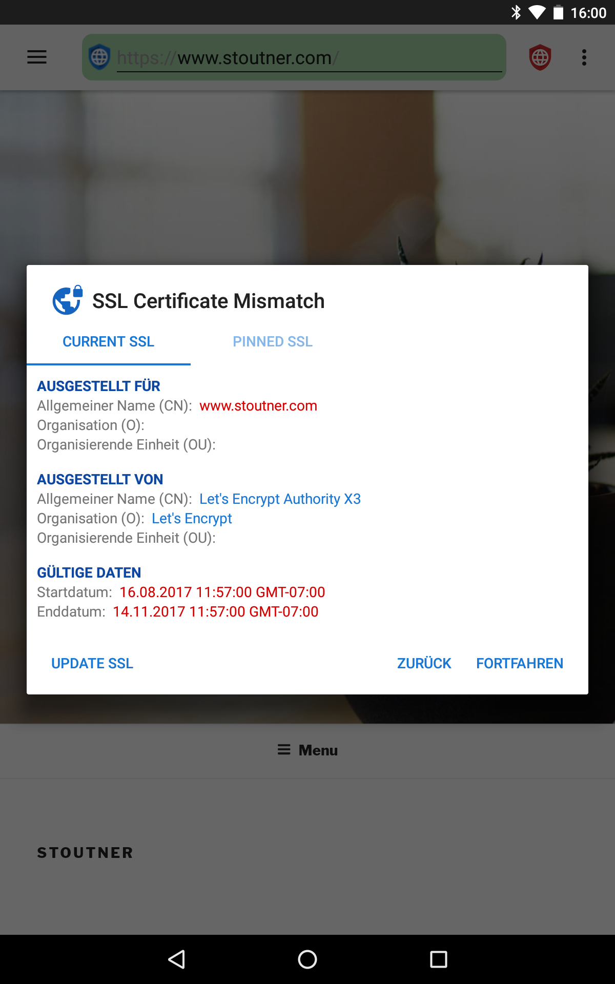 fastlane/metadata/android/de/sevenInchScreenshots/02 - SSL Certificate Mismatch - de.png