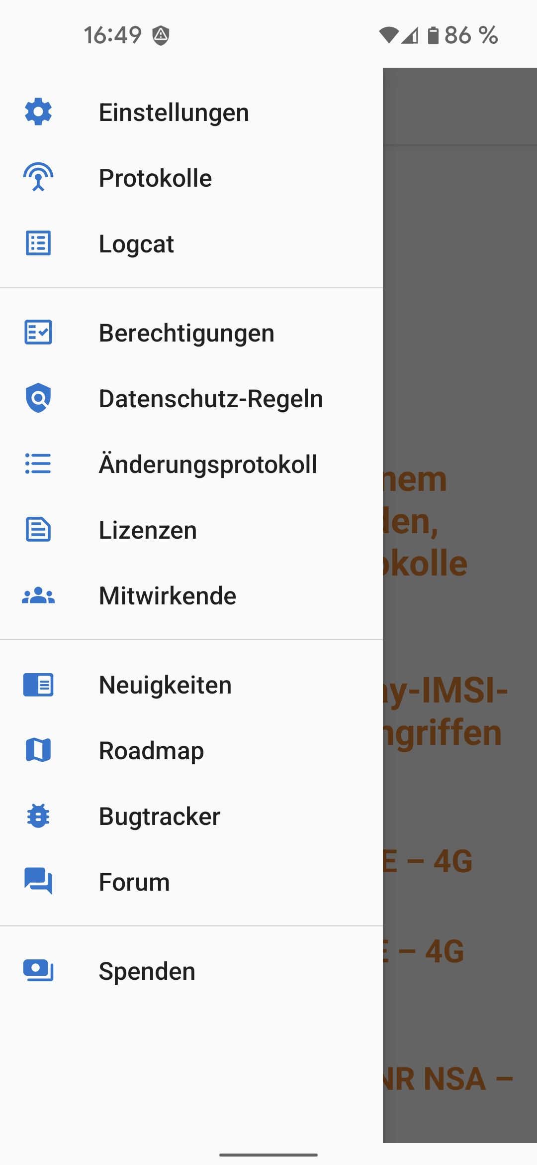 fastlane/metadata/android/de-DE/images/phoneScreenshots/04-NavigationMenu-de.png